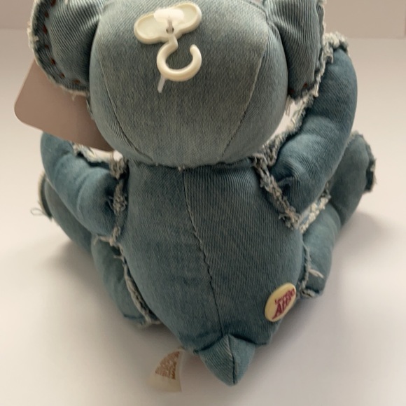 NWT Laurell’s Attic Clark Denim Patriotic Bear - Collectors  7” high - Picture 3 of 6